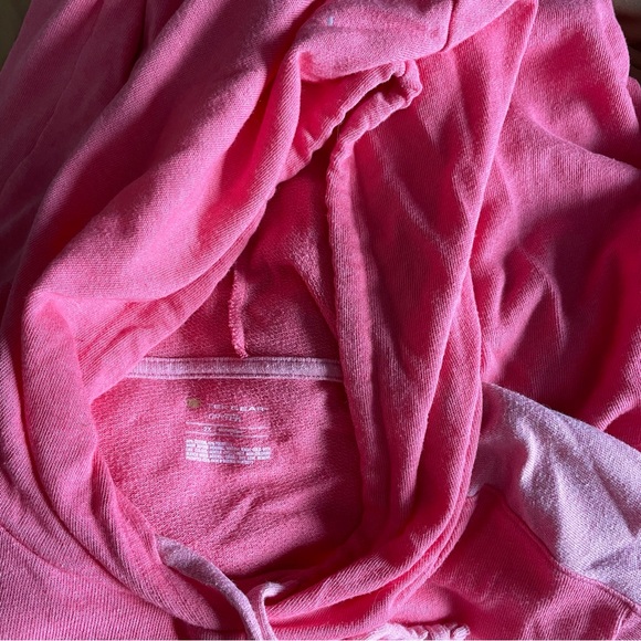 NWOT - Women’s - TEK GEAR Dry Tech - Neon Bright Pink Tunic Hoodie Sweatshirt - Picture 9 of 10